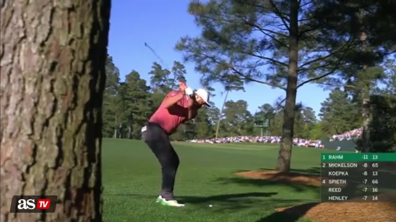 Rahm’s unbelievable hit to win the Masters