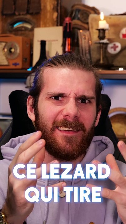 le lezard qui tire du sang par les yeux