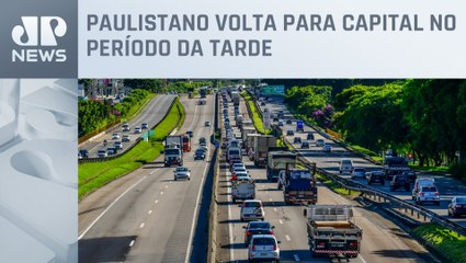 Volta do feriado tem tráfego intenso nas rodovias de São Paulo