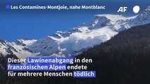 Mindestens fünf Tote bei Lawinenunglück in französischen Alpen