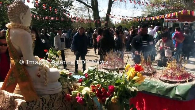 Le Nouvel An Khmer 2567 de l'ère Bouddhique. Vincennes/France - 09 Avril 2023
