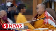 Dalai Lama apologises after video asking boy to 'suck my tongue'