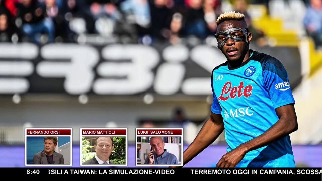 Napoli, allarme Champions per Osimhen ▷ Addio Milan? Lui lancia un indizio social
