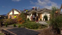 Houses and cars damaged after multiple tornadoes in New Zealand