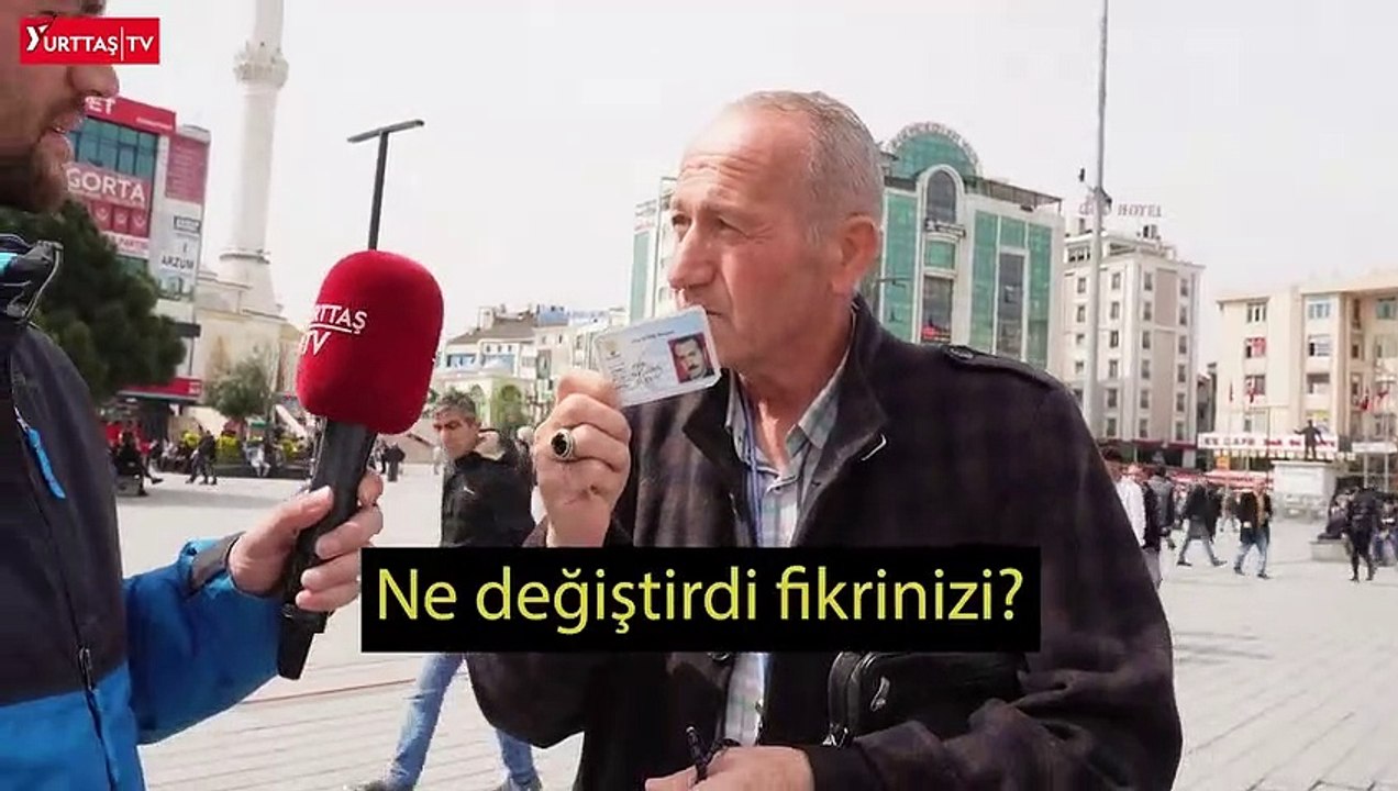 AKP üye kartını gösterip "İnadına Kılıçdaroğlu'na vereceğim" dedi