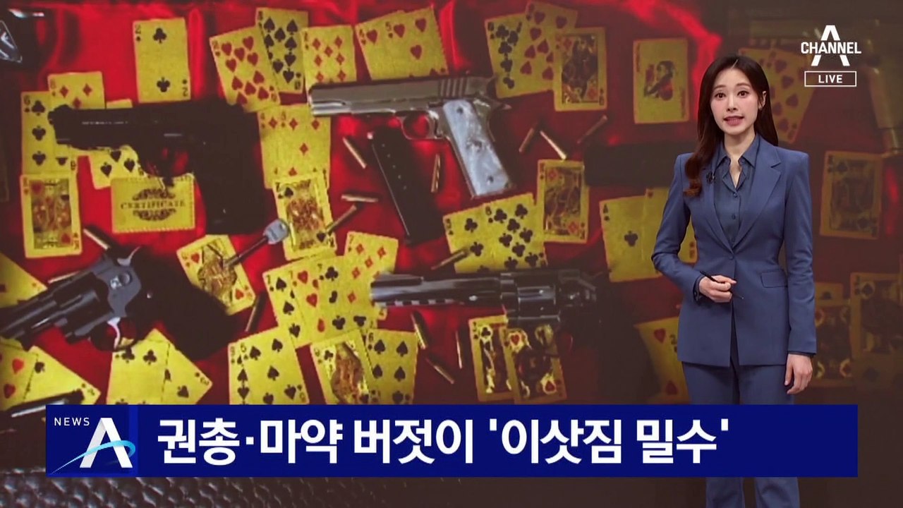 권총·마약 버젓이 ‘이삿짐 밀수’…동시 적발은 처음