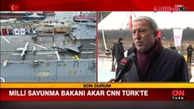 Bakan Akar'dan TCG Anadolu mesajı: Türkiye'nin gücüne güç katacak