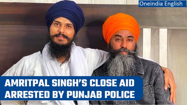 Amritpal Singh’s close aid Papalpreet Singh arrested by Punjab police | Oneindia News