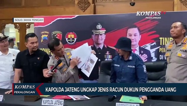 Kapolda Jateng Beberkan Racun yang Digunakan Dukun Pengganda Uang Maut