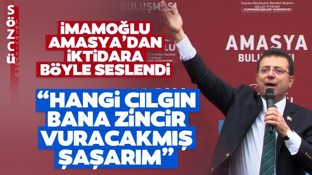 Ekrem İmamoğlu Amasya'da Fırtına Gibi Esti! Hayatı Boyunca 'Ben' Diyenden Kurtulacağız