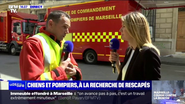 Immeubles effondrés à Marseille: le commandant des opérations de secours estime que l'incendie n'est plus que résiduel