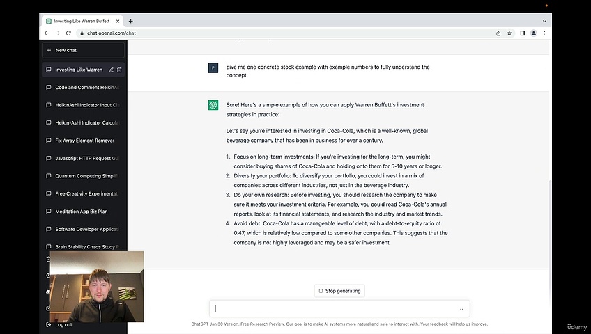ChatGPT in Finance Trading