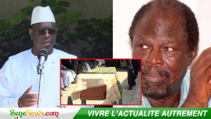 Levée du corps : Ibrahima Séne (PIT) témoigné par Macky Sall