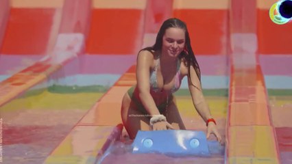 Smooth Rainbow Mat Racer at Splash Jungle Phuket Thailand