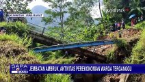 Akses Terputus Akibat Jembatan Ambruk, Ribuan Warga Desa Jabranti Kuningan Terisolasi