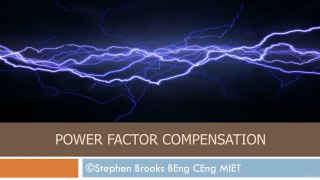 12. Power factor compensation