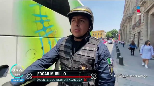 Así cayó un ladrón de bicicletas en calles del Centro Histórico de CDMX