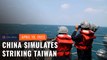 China simulates striking Taiwan on second day of drills