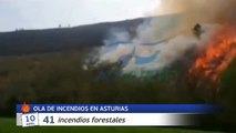 Cerco a los autores del fuego en Asturias
