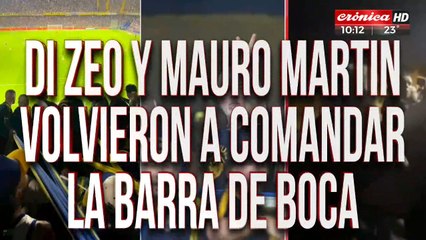Di Zeo y Mauro Martín volvieron a comandar la barra de Boca