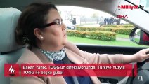 Bakan Yanık, TOGG'un direksiyonunda: Türkiye Yüzyılı TOGG ile başka güzel