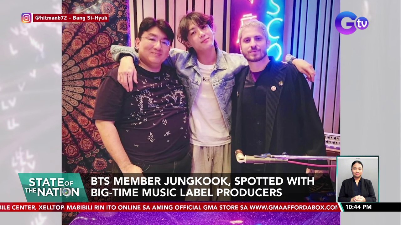 BTS member Jungkook, spotted with big-time music label producers | SONA