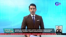 Asawa ni dating Chief Justice Artemio Panganiban na si Prof. Elenita Carpio-Panganiban, pumanaw | SONA