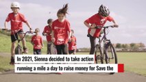 Schoolgirl Sienna Bowen runs 1,000 miles for Save the Children
