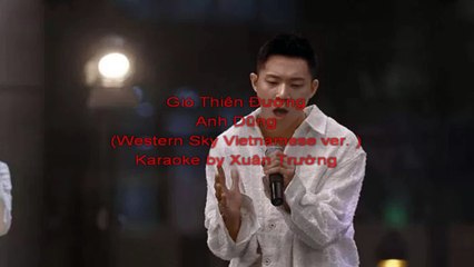 Karaoke gió thiên đường Western sky lời việt