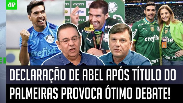 EU NÃO SEI se o Abel Ferreira SABE, mas... Declaração após TÍTULO do Palmeiras PROVOCA DEBATE!