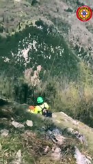 Escursionista ferito, l'intervento dell'elicottero