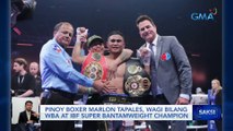 Pinoy boxer Marlon Tapales, wagi bilang WBA at IBF Super Bantamweight Champion | Saksi