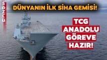 Dünyanın İlk SİHA Gemisi TCG Anadolu Hizmete Girdi! Bayraktar Detayı Dikkat Çekti