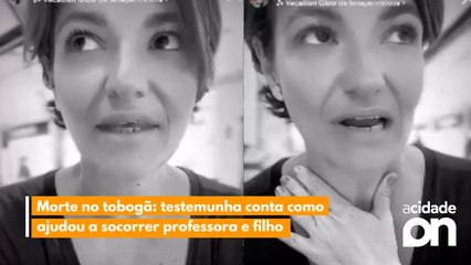 Morte no tobogã: testemunha conta como ajudou a socorrer professora e filho
