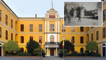 Galatasaray Lisesi'nde hırsızlık şoku! 150 yıldır aynı yerde duran tarihi yılan heykeli çalındı