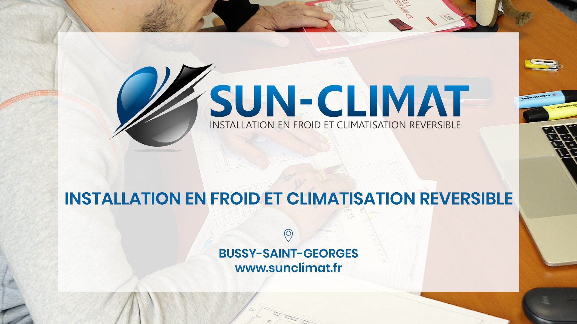 Sun-Climat, installation en froid et climatisation réversible à  Bussy-Saint-Georges. - Vidéo Dailymotion