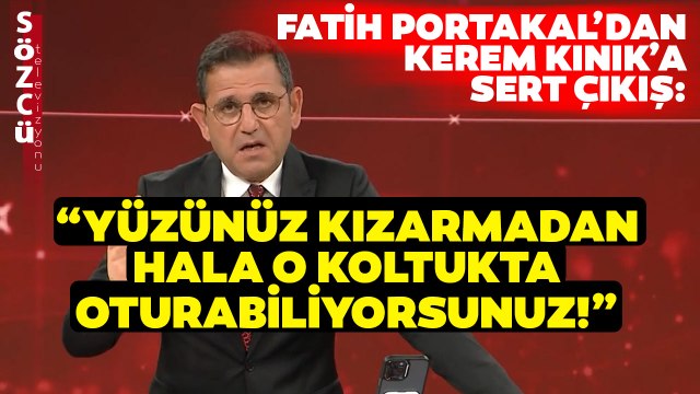 Siz En İyisi İstifa Edin! Fatih Portakal'dan Kızılay Başkanı Kerem Kınık'a Sert Çıkış!