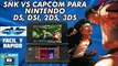 SNK VS CAPCOM PARA NINTENDO DS, DSI, 2DS, 3DS FUNCIONAL NEODS R4