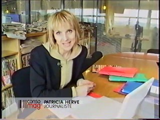 France 2 - 21 Mars 2003 - Jingle pub, "Conso Mag" (Patricia Hervé)