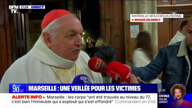 Immeubles effondrés à Marseille: Jean-Marc Aveline, cardinal de Marseille, salue une messe réconfortante