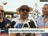 Ciudadanos participaron en la Bendición del Mar en el estado Carabobo