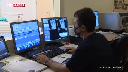 Akciğerine kaçan implant parçası cerrahi operasyon yapılmadan çıkarıldı