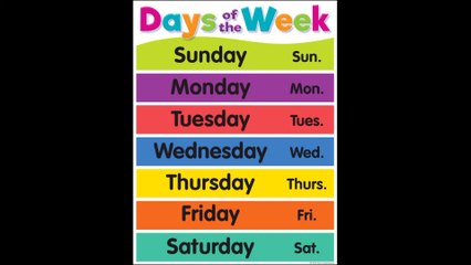 7 Days of the Week | Days of the Week| Nursery Rhymes for Kids| Learn Video By Kids