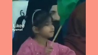 baby girl dancing in psl match | kamran desi life