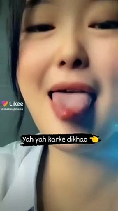 ye ker k dekhao chines girl make rope by tongue | kamran desi life