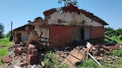O QUE TERIA DESTRUÍDO ESSA FAZENDA ABANDONADA???