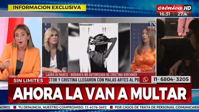Canosa hasta las manos : repudio y denuncias por sus dichos sobre Florencia Kirchner