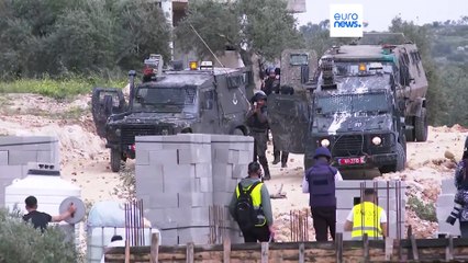 Многотысячный марш еврейских поселенцев