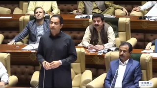 In the Sindh Assembly Khurram Sher Zaman speech