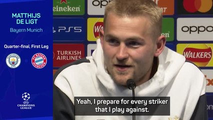 Download Video: De Ligt reveals how Bayern prepares to stop Erling Haaland